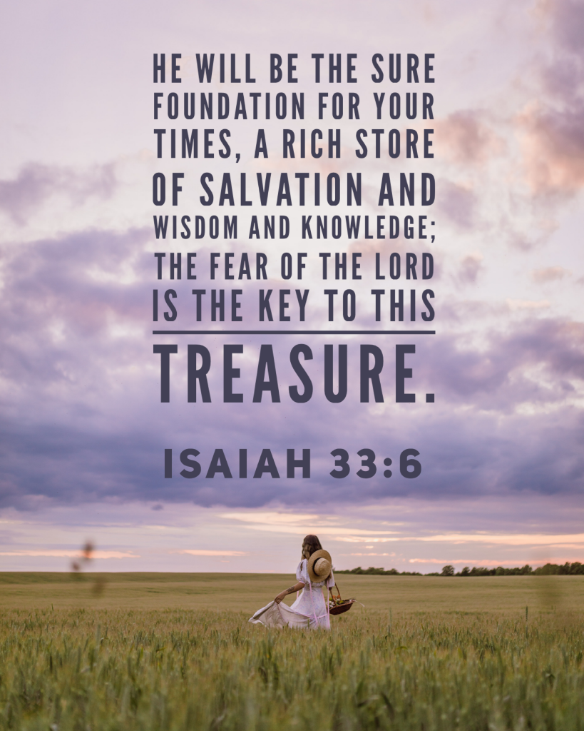 Isaiah 33:6