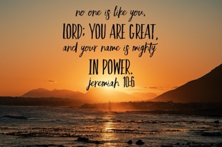 Jeremiah 10:6
