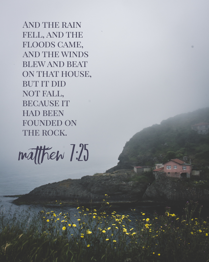 Matthew 7:25