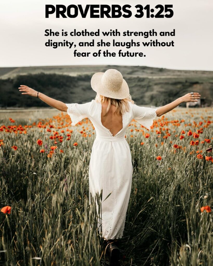 Proverbs 31:25