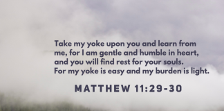 Matthew 11:29-30