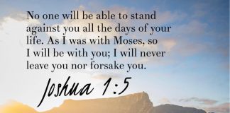 Joshua 1:5