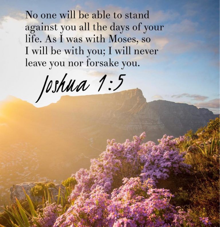Joshua 1:5