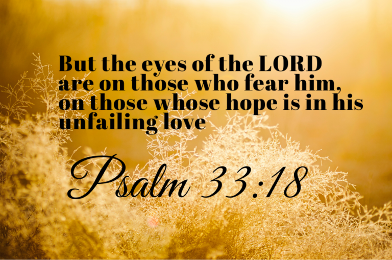 Psalm 33:18