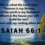 Isaiah 66:1