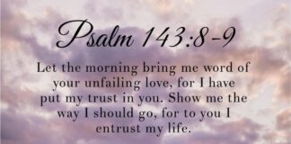 Psalm 143:8-9 Psalm 143:8-9