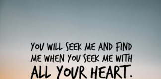 Jeremiah 29:13 You will seek me and find me Jeremiah 29:13
