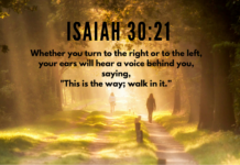 Isaiah 30:21 Isaiah 30:21