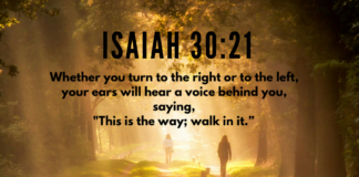 Isaiah 30:21 Isaiah 30:21
