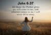 John 6:37 John 6:37