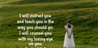 Psalm 32:8 PSALM 32-8