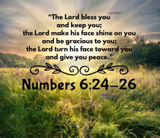 Numbers 6:24-26 Numbers 6 24-26