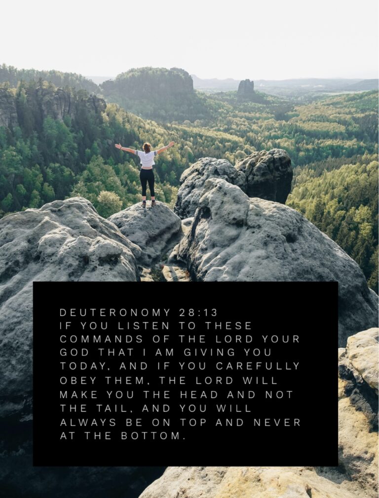 Deuteronomy 28-13
