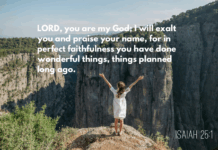 Isaiah 25:1 Isaiah 25-1