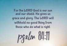Psalm 84:11 Psalm 84-11